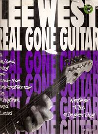 cover of REAL GONE GUITAR: A MIXED BAG OF BAD-AXE ADVENTURES IN RHYTHM AND LEAD: NOTES TAP FINGERING