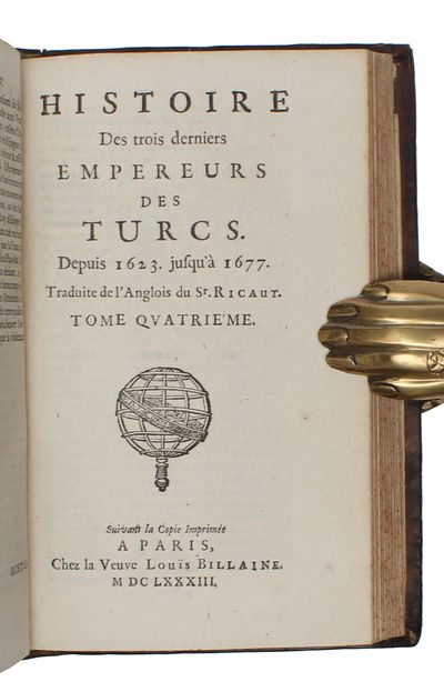 Histoire des trois derniers empereurs des Turcs depuis 1623 jusqu'a 1677. 4 parts. (photo 4)