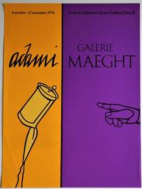 Adami - Galerie Maeght, 6 Octobre - 12 Novembre, 1976: Exhibition Poster by Adami, Valerio - 1976