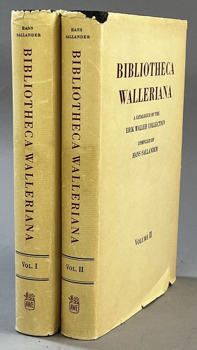 Bibliotheca Walleriana. The books illustrating…