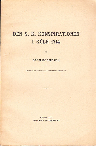 Den s.k. konspirationen i Köln 1714.