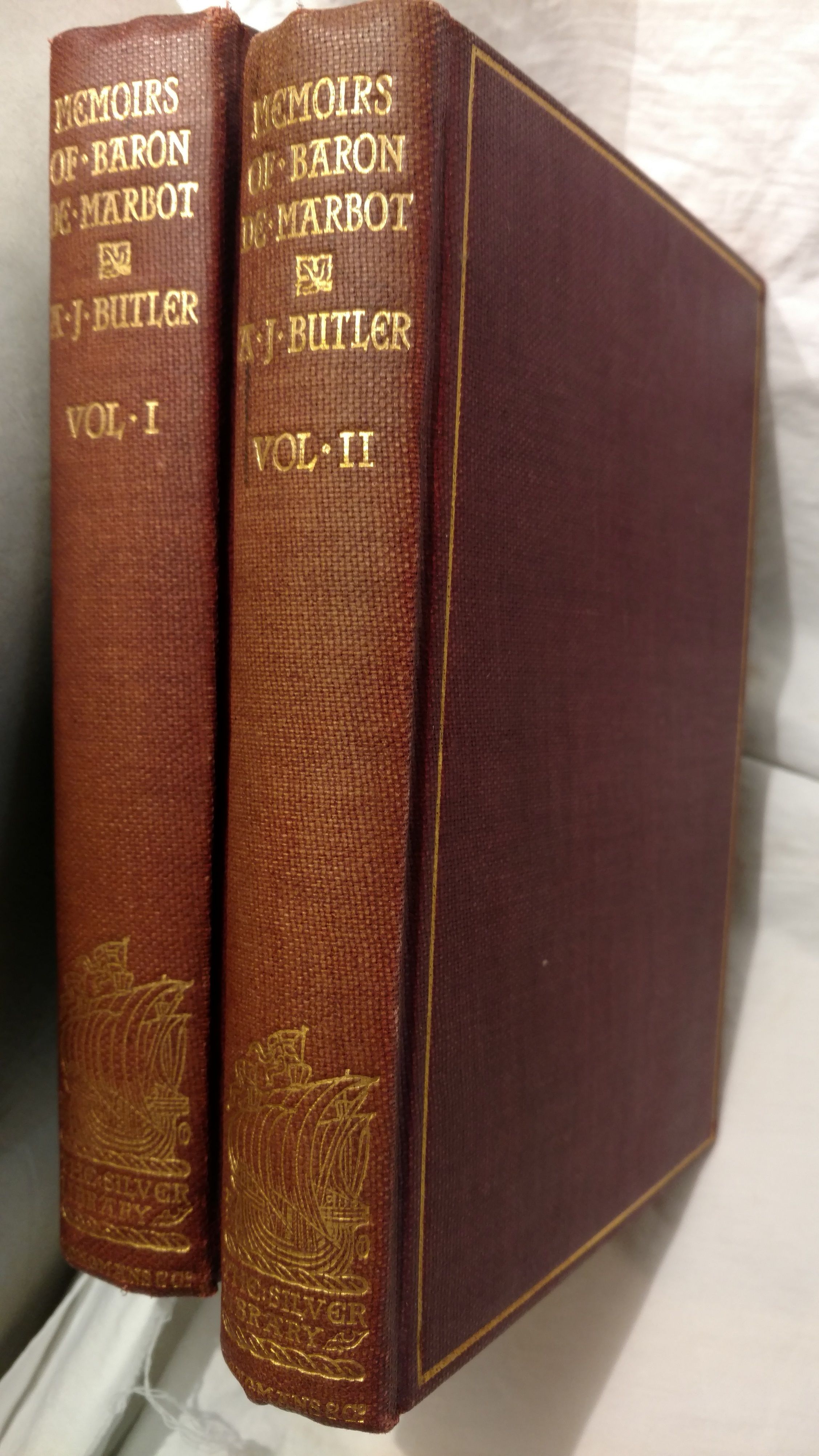 The Memoirs Of Baron De Marbot Late Lieutenant General Of The French Army Two Book Set By Baron De Marbot Arthur John Butler Translated From The French 1900