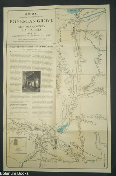 no city, Bay Area: , 1974. Map. Singleton folio sheet of light cream-colored cardstock, folded three...