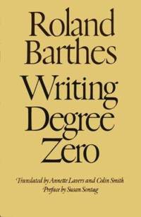 cover of Writing Degree Zero