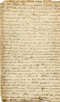 Journal of a Voyage from Boston to Cape Town and on to Calcutta and then to Port Louis (Mauritius)