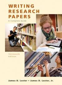 Writing Research Papers by Lester, James D., Jr.; Jim D. Lester - 2008