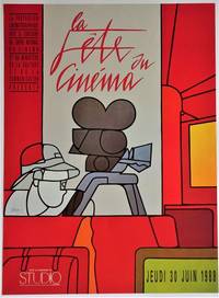 La Fete du Cinema: Exhibition Poster by Adami, Valerio - 1988