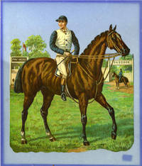 Large Victorian scrap of Donovan, Winner of the Derby, 1889. Owner, the Duke of Portland