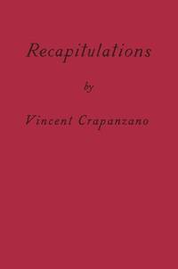 Recapitulations: A Memoir