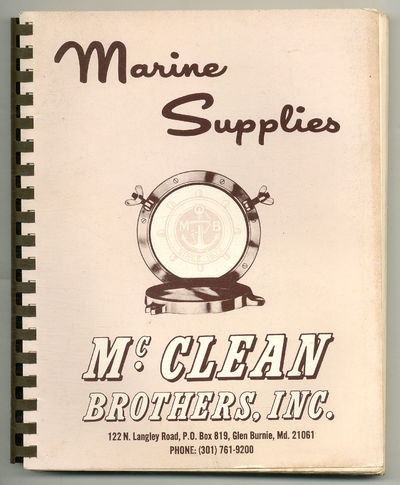 Marine Supplies McClean Brothers, Inc. Catalog No. 38, 1986