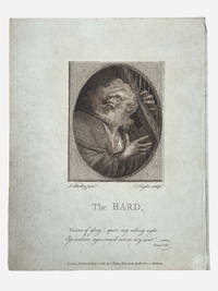 The Bard - a stipple engraving. About Thomas Gray's Ode 'The Bard'.