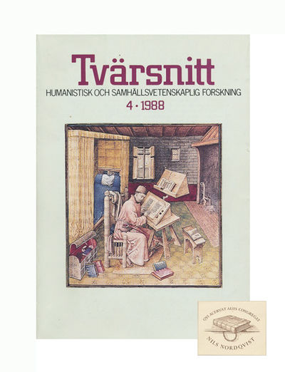 Tvärsnitt. Humanistisk och samhällsvetenskaplig…