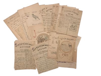[Samling handskrivna barntidningar 1901-1902]