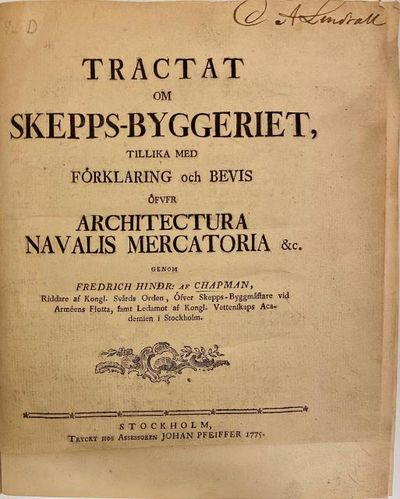 Tractat om skepps-byggeriet, tillika med…