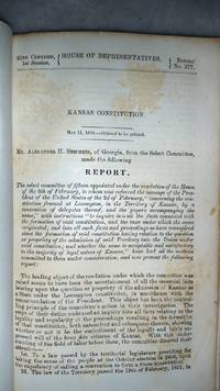 Kansas Constitution (35th Congress, 1st Session, House of Representatives, Report No. 377)