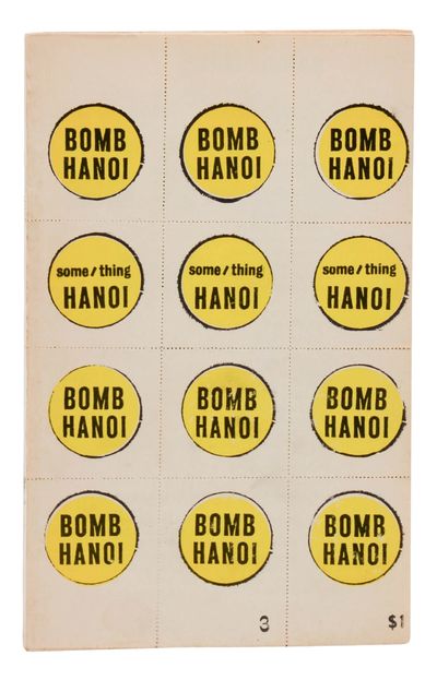 Some/Thing: A Vietnam Assemblage [Volume Two, Number One, Winter 1966; Andy Warhol "Bomb Hanoi" cover]