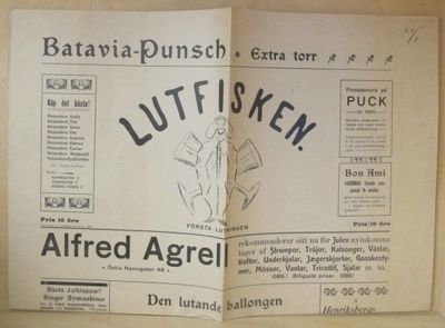 Lutfisken. Första lutningen.