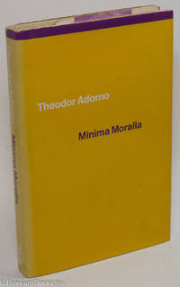 cover of Minima Moralia: Reflections from Damaged Life