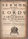 A sermon preached before the Right Honourable the Lords assembled in Parliament, upon the fast-day appointed, February 4. 1673/4.