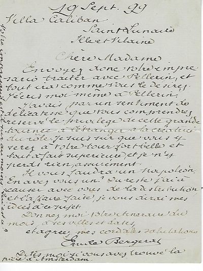 Autograph Letter Signed