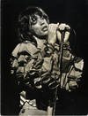MICK JAGGER ON STAGE (1976) UK concert photo