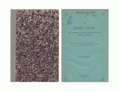 Om Claes Livijn, hans verksamhet inom…
