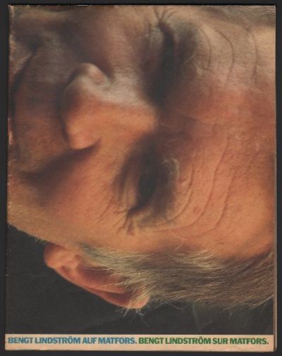 BENGT LINDSTRÖM PÅ MATFORS / BENGT LINDSTRÖM ON…