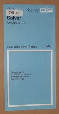 Calver. 1:25000 First Series Map Sheet SK 27 by Ordnance Survey - 1956