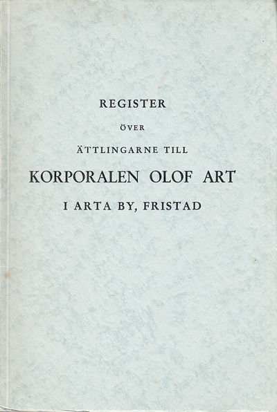 Register över ättlingarne till korporalen Olof…