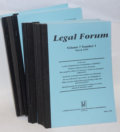 Legal forum [23 issues]