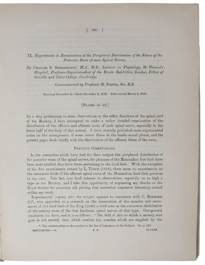Experiments in Examination of the Peripheral…
