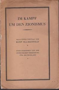 Im Kampf um  den Zionismus