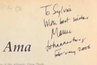 AMA: A Story of the Atlantic Slave Trade (Signed by the author Manu Herbstein)