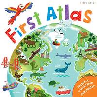 Children's - First Atlas: 48 Pages Full of Fun Facts and Colourful Maps - Includes Large...