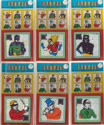 BATMAN [1966] Full set of merchandising puzzles
