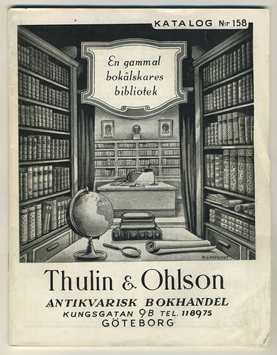En gammal bokälskares bibliotek. Katalog n:r 158.…