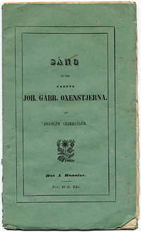 Sång öfver grefve Joh. Gabr. Oxenstjerna.