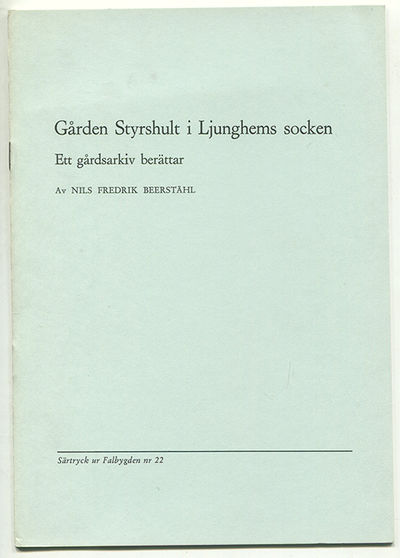 Gården Styrshult i Ljunghems socken. Ett…