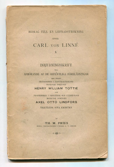 Bidrag till en lefnadsteckning öfver Carl von…
