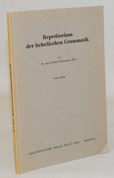 Repetitorium der hebräischen Grammatik.