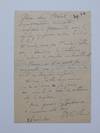 Autograph Letter Signed