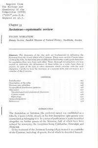 Chapter 33. Arctoteae - systematic review.