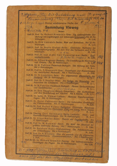 Über die spezielle und die allgemeine Relativitätstheorie. Gemeinverständlich. Zweite Auflage. (photo 2)