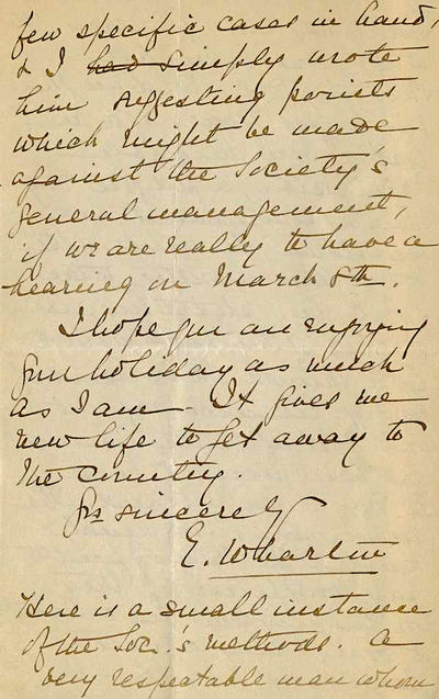 AUTOGRAPH LETTER SIGNED (ALS) Complaining about the A.S.P.C.A