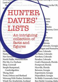 image of Hunter Davies' Lists: An Intriguing Collection of Facts and Figures