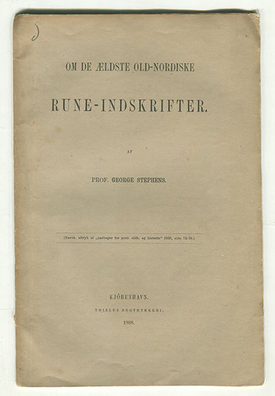 Om de ældste old-nordiske rune-indskrifter.…