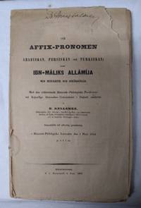cover of Om Affix-Pronomen i Arabisken, Persiskan och Turkiskan Samt Ibn-Maliks Allmija med text-kritik och Anmarkningar