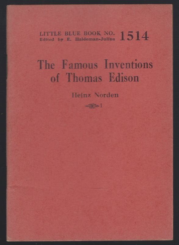 FAMOUS INVENTIONS OF THOMAS EDISON