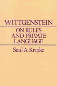 cover of Wittgenstein on Rules and Private Language : An Elementary Exposition