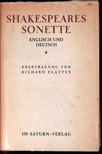 Shakespeares Sonette Englisch und Deutsch